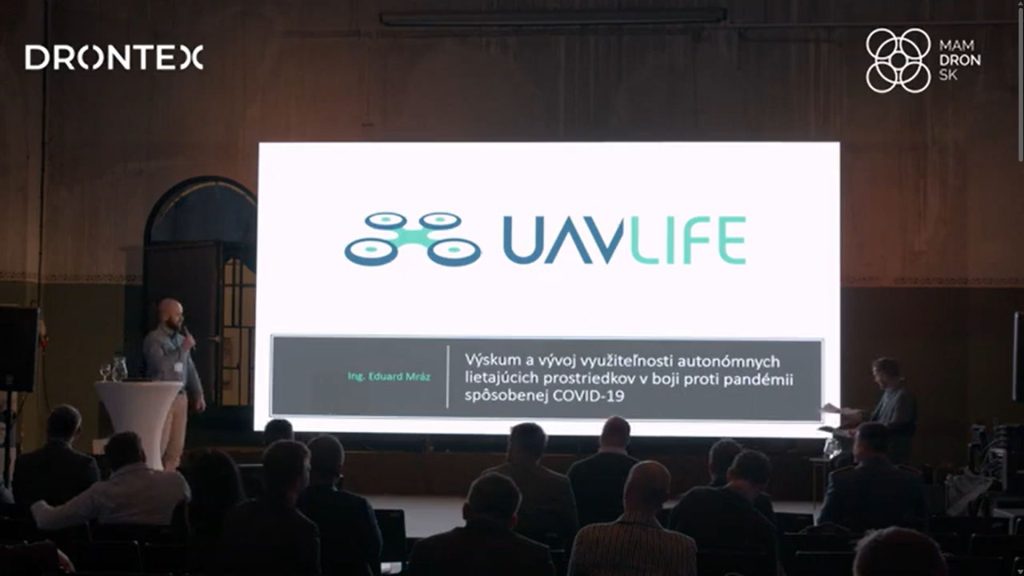 Prezentovali sme projekt UAVLIFE na konferencii DRONTEX 2022
